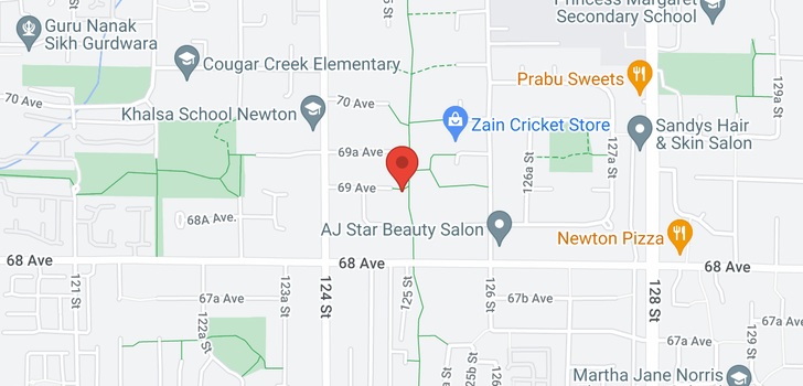 map of 12486 69 AVENUE